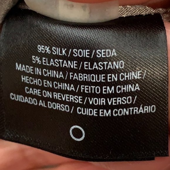 Grey silk dress - Picture 6 of 6